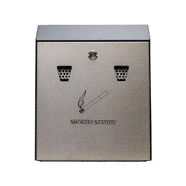 Wall-Mounted Smoking Station