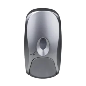 Ticra Crescent Silver Plastic 1000ml Manual Refillable Dispenser