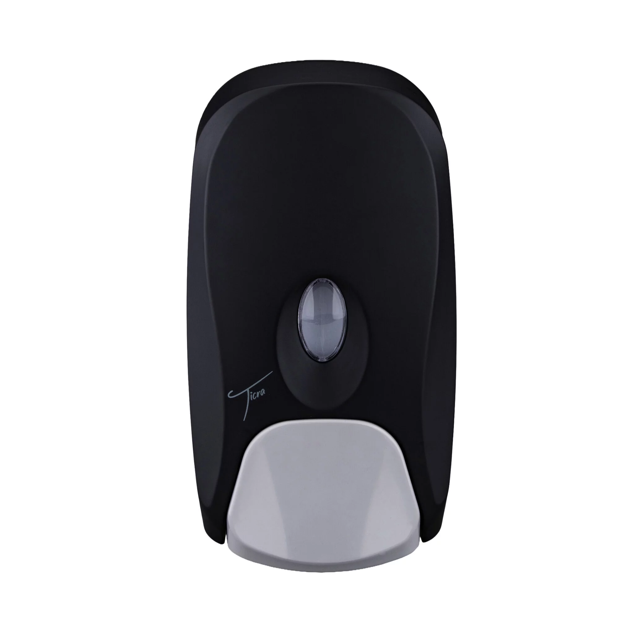 Ticra Graphite Black Plastic 1000ml Manual Refillable Dispenser