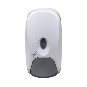 Ticra Pure White Mild Steel 1000ml Manual Refillable Dispenser